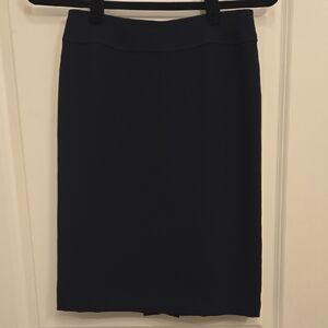 Navy Pencil Skirt